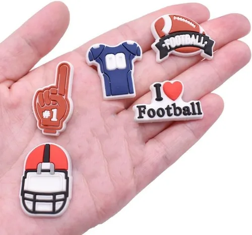 Vista 2 de Intereses deportivos Zapatos Encantos Esquí Surf Natación Zapatos Decoración Hobby Ejercicio Deportes PVC Lindo Zueco Pin Sandalias Accesorios DIY