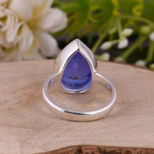 Vista 83 de PANOPLY Bio Pink Doublet Quartz Solid 925 Sterling Silver Ring for Women