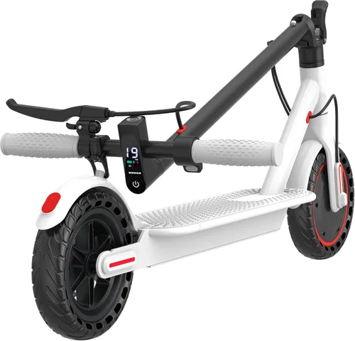 Vista 7 de Electric Scooter - 350W/500W Motor, 8.5"/10''Solid Tires, Up to 19/22MPH& 16/21/23Miles Long-Range Portable Commuting Scooter for Adults with Double