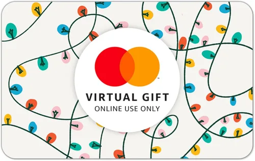 Vista 2 de MasterCard Virtual eGift Card - $25 (plus $3.95 purchase fee) For Online Use Only