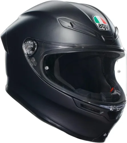Vista 8 de AGV Casco de moto K6 S Full Face - Colores sólidos Negro