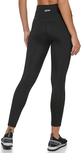 Vista 6 de DKNY Womens High Waisted Tummy Control Workout Leggings