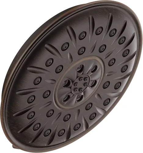 Vista 12 de Delta -Faucet 52487-KS-PR - Cabezal de ducha universal con componentes de ducha, Lumicoat negro inoxidable