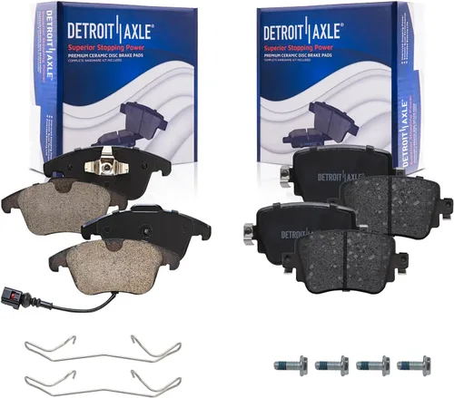 Vista 120 de Detroit Axle - Pastillas de Freno Delantero Izquierdo Reemplazo de Pinza de Disco para Ford Fusion Mazda 6 Lincoln MKZ Mercury Milan 2006-2012