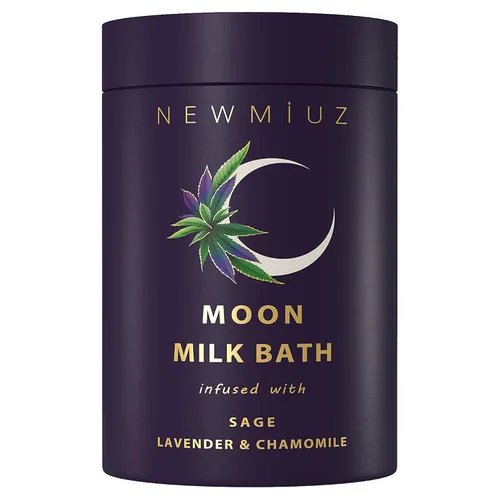 Vista 7 de Remojo de baño de leche lunar de salvia limpiadora - Lavanda Manzanilla - Hidrata y suaviza la piel Alivio espiritual del estrés Regalos
