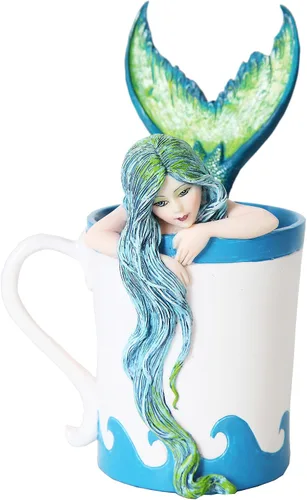 Vista 3 de Taza de café Amy Brown, colección «Art Afternoon Tea Time»