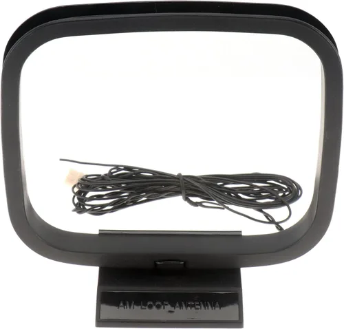 Vista 5 de Antena de bucle AM con mini conector de 3 pines compatible con radio interior Bluetooth receptor estéreo para el hogar AV AudioTheater