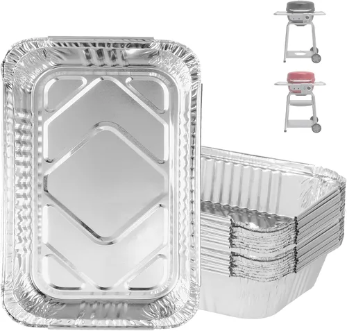 Vista 15 de Taza de grasa universal para parrillas Char-Broil Kenmore al aire libre y otras parrillas similares, taza recogedora de grasa con soporte y paquete