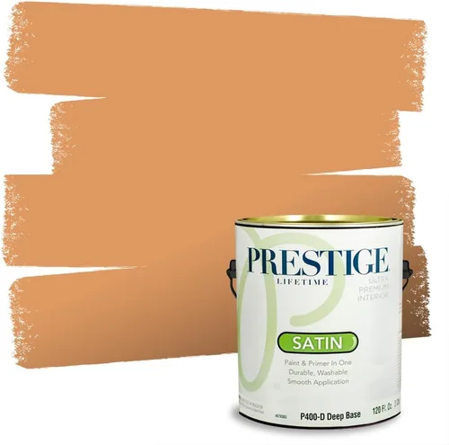 Vista 140 de PRESTIGE Pintura exterior e imprimación en uno, bronceado Aberdeen, plano, 1 galón