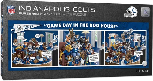 Vista 31 de YouTheFan NFL Game Day in The Dog House - Rompecabezas de 1000 piezas