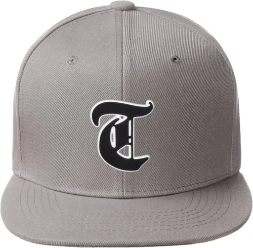 Vista 1003 de Daxton Gorra clásica con visera de billete plano con letras del alfabeto inglés antiguo de la A a la Z