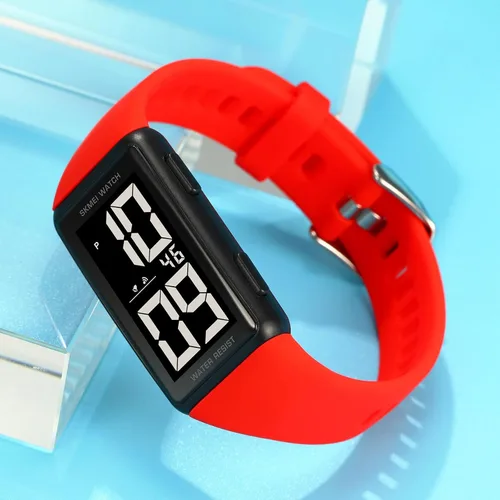 Vista 4 de Reloj de pulsera digital para mujer, resistente al agua, con visualización de la semana