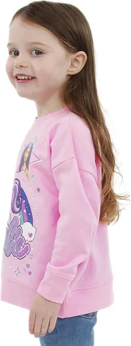 Vista 4 de Barbie Sudadera Sudadera de unicornio para niñas Sudadera para niñas Tallas 3T a 10