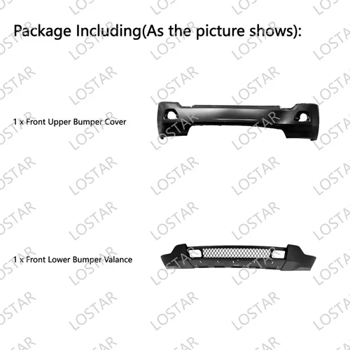 Vista 2 de Cubierta de parachoques delantero superior e inferior para Grand Cherokee 2011 2012 2013