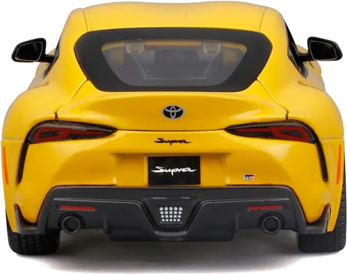 Vista 7 de Maisto 1:24 Línea de montaje 2022 Toyota Supra GR, Amarillo Metálico