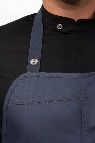 Vista 6 de Chef Works Brio Chef's Bib Delantal para hombre