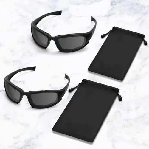 Vista 2 de Motorcycle Riding Glasses Motorcycle Goggles Padding Goggles Motorcycle Sunglasses UV Protection Dustproof Windproof