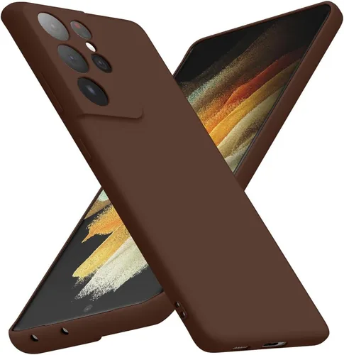 Vista 13 de X-level Funda para Samsung Galaxy S21 Ultra, ajuste delgado, color beige