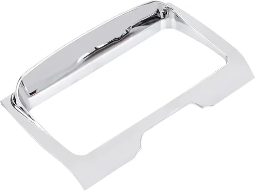 Vista 7 de Bisel central de radio estéreo negro para Harley Touring Electra Glide Street Glide Tri Glide 2014-2023