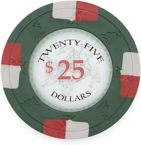 Vista 14 de Claysmith Gaming Paquete de 50 fichas de póquer Poker Knights, compuesto de arcilla pesada de 0.48 oz