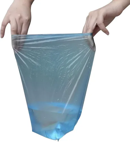 Vista 3 de 1400 unidades de 40 rollos de bolsas para excrementos de perro con dispensador, color azul