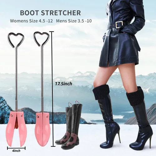 Vista 3 de Estirador de zapatos para hombres y mujeres, expansor de zapatos de 4 vías, resuelve los problemas de juanetes y otros problemas de pies causados