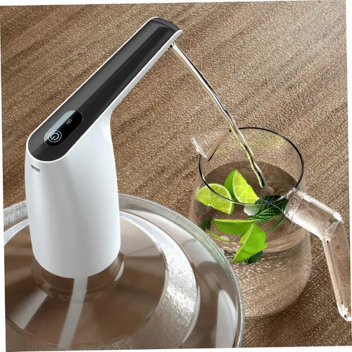 Vista 7 de Bomba de botella de agua, dispensador de agua, bomba eléctrica de botella de agua, dispensador de jarra de agua recargable por USB, dispensador