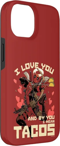 Vista 6 de Marvel Deadpool I Love You and by You I Mean Tacos - Carcasa para iPhone 17