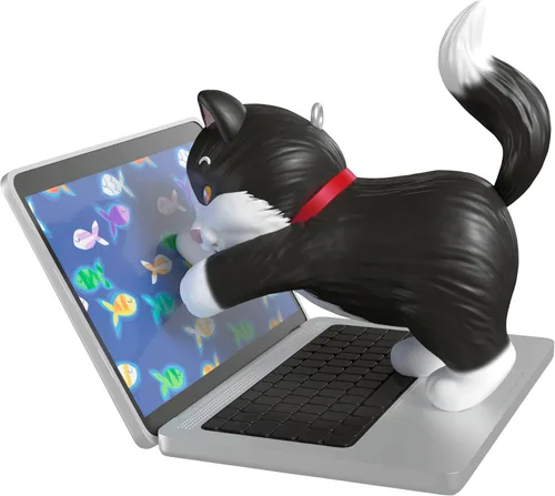 Vista 11 de Hallmark Keepsake Adorno de Navidad 2024, gatitos traviesos, regalos para amantes de los animales