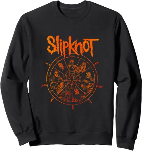 Vista 2 de Slipknot la rueda Crewneck, Azul Royal