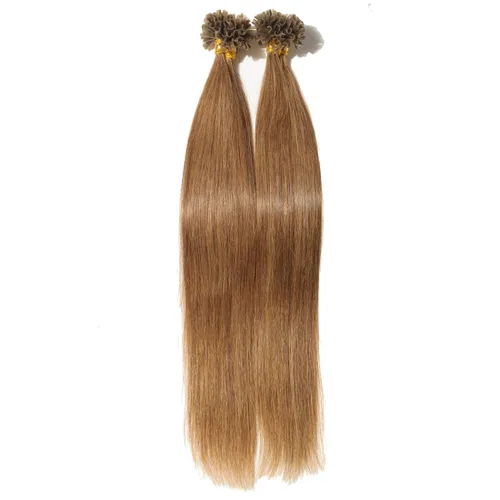 Vista 169 de SEGO Extensiones de cabello humano con micro cuentas, extensiones de cabello humano con micro bucle, lacio, natural, fusión fría, 1.76 oz/paquete