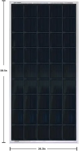 Vista 3 de Go Power! Weekender SW Sistema solar y conversor completo con 160 vatios de energía solar.