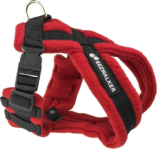 Vista 14 de ActiveDogs - Arnés para perro sin tirones, forro polar fácil de caminar Negro