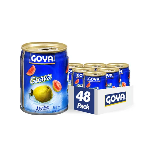Vista 4 de Goya - Néctar de guayaba, jugo tropical dulce, batidos, 33.8 onzas líquidas, paquete de 12 Sweet Tropical Juice for Smoothies, Cocktails