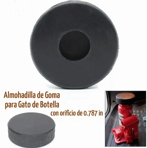 Vista 5 de AUTOXBERT Almohadilla de goma para gato de botella, adaptador antideslizante, bloque de soporte, herramienta de elevación para la mayoría de gatos