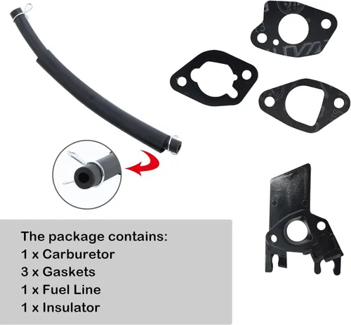 Vista 9 de Carburador GX160 Compatible con Honda GX120 GX200 Carburador 5.5HP 6.5HP 7HP Motor Harbor Freight Predator 212cc 16100-ZH8-W61