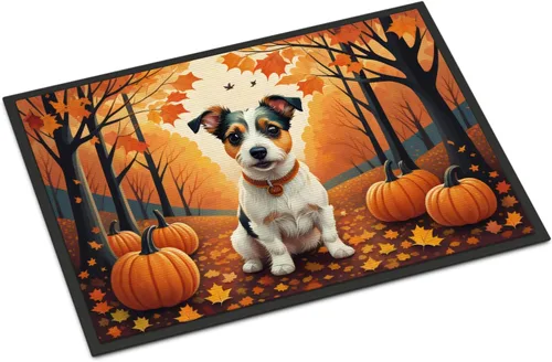 Vista 65 de Caroline's Treasures DAC1041MAT - Tapete de algodón de Tulear para puerta delantera, 18 x 27 pulgadas, para interiores y exteriores, para entrada