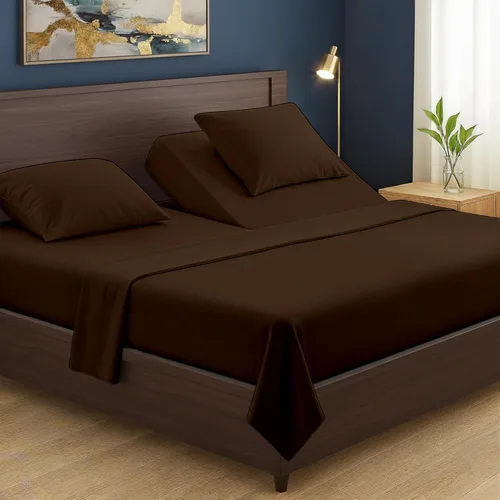 Vista 22 de Mattress-Homes Juego de sábanas de 4 piezas ultra lujosas 100% algodón suave de fibra larga de 16 pulgadas de profundidad, tamaño individual lavable