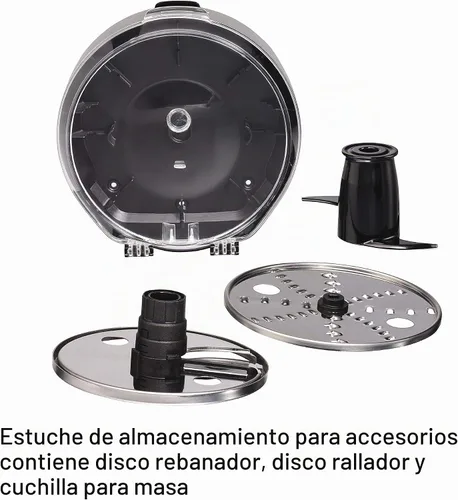 Vista 9 de Hamilton Beach Stack & Snap - Procesador de alimentos y picador de verduras de 8 tazas con cuchilla ajustable, raspador de tazón integrado y estuche