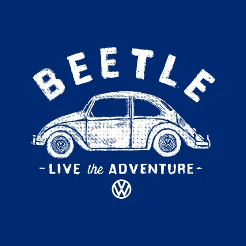 Vista 2 de Volkswagen Beetle White Live The Adventure Camiseta de mujer