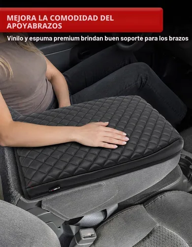 Vista 4 de KBH Funda para reposabrazos de consola central para Chevy Silverado y GMC Sierra 1999-2007, Avalanche & Suburban y Tahoe 2002-2006, asiento de negro
