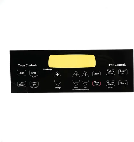 Vista 2 de WB27T11229 Reemplazo de la superposición del panel de control del horno de pared