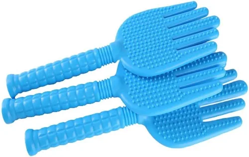 Vista 3 de AnHua 1 unids Clapper Meridian Shoot Health Beat Tapping Back Silicona Knock Body Hammer Fitness Masaje Stick Pat masajeador herramienta de cuidado