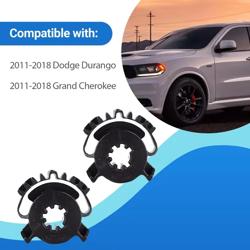 Vista 2 de Kit de engranajes de actuador de puerta de mezcla de HVAC de 2 piezas para Dodge Durango Jeep Grand Cherokee 2011-2018, sustituye a 68214880AA