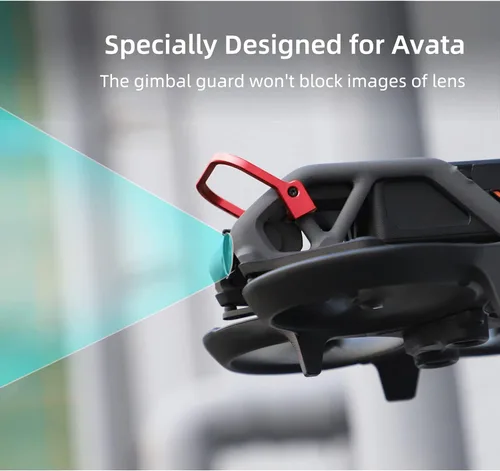 Vista 5 de Avata Gimbal Bumper Guard para DJI Avata FPV Drone Accesorios PTZ Protect Bar Aleación de Aluminio Cámara Anti-Colisión