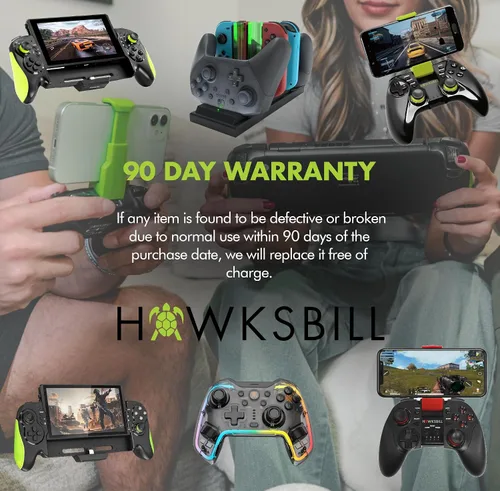 Vista 8 de Hawksbill Travel Controller Case Compatible with Switch Pro Controller, PS5 Controller & Xbox Controller - Portable and Compact Hard Shell Carrying