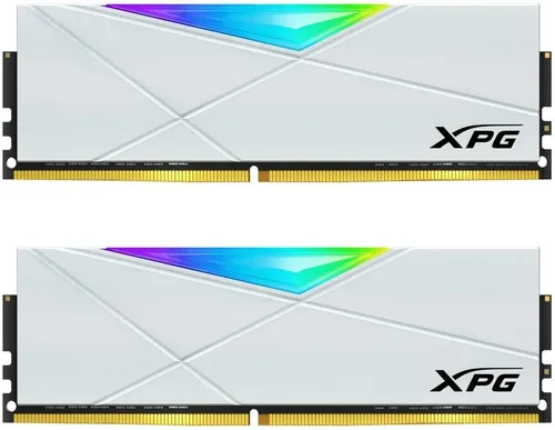 Vista 7 de XPG DDR4 D50 RGB 16GB (2x8GB) 3200MHz PC4-25600 U-DIMM 288-Pins Memoria de escritorio CL16-20-20 Kit Gris (AX4U32008G16A-DT50)