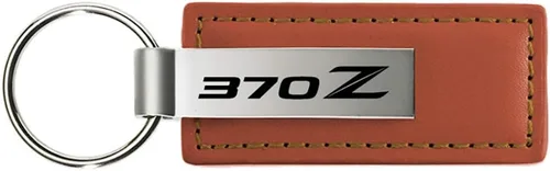 Vista 6 de Au-TOMOTIVE GOLD Llavero de cuero rectangular para Nissan 370Z