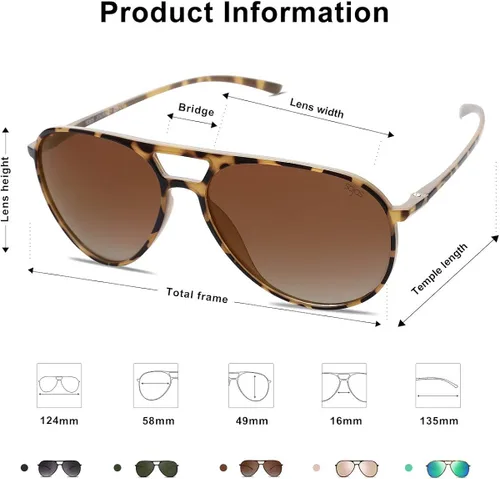 Vista 3 de SOJOS Classic Polarized Ultra Lightweight Flexible Men Women Sunglasses JOURNEY SJ2065