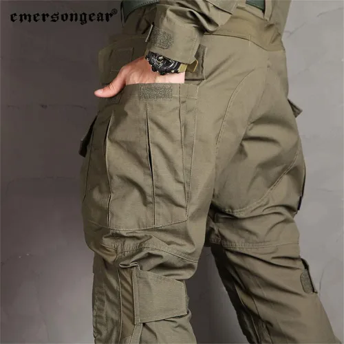 Vista 8 de EMERSONGEAR Pantalones tácticos G3, pantalones cargo Ripstop para hombre, camuflaje militar, entrenamiento, senderismo, caza, camping, pesca